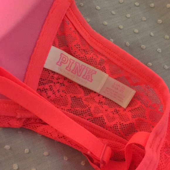 PINK lace bra/bralette - Picture 4 of 6